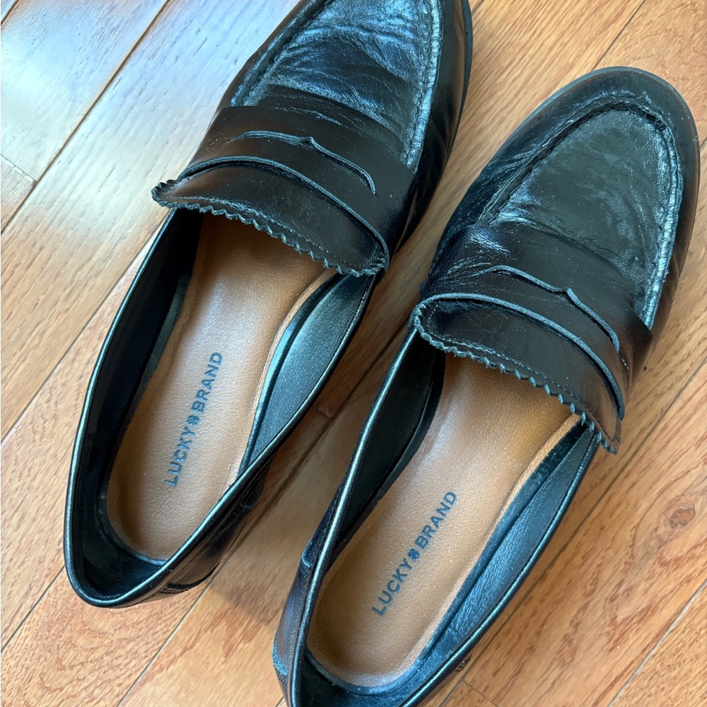 Lucky Brand Women's Black Loafers